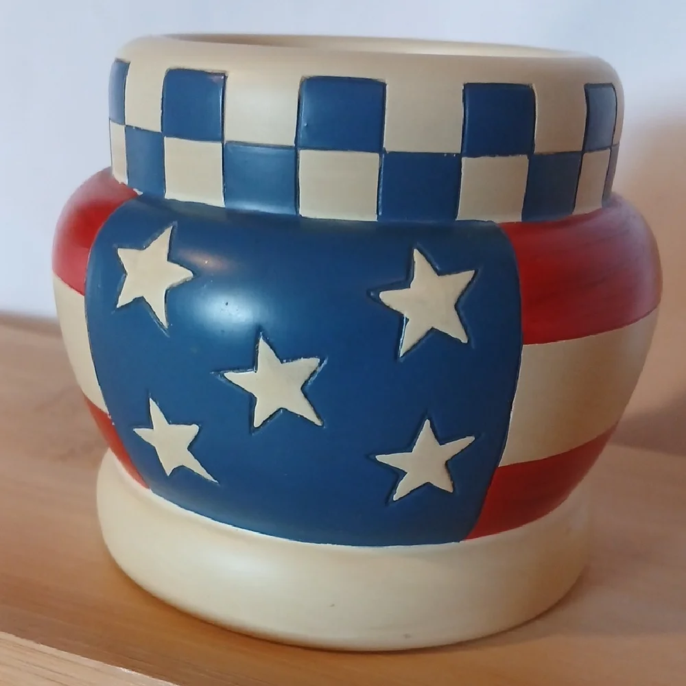 Partylite Americana Patriotic Star Candle Tealight Holder - Picture 8 of 8